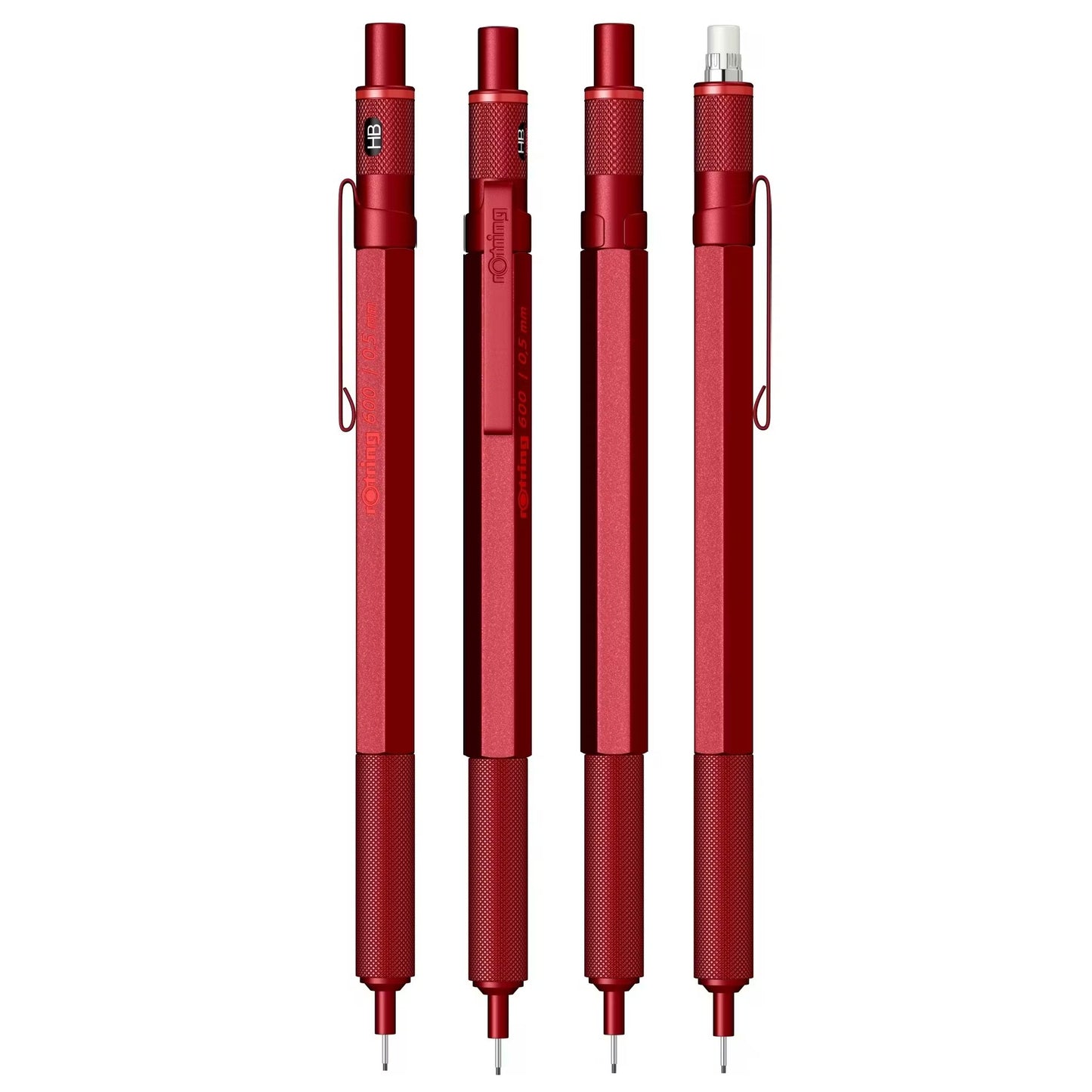 Rotring 600 Red 0.5mm Mechanical Pencil GB