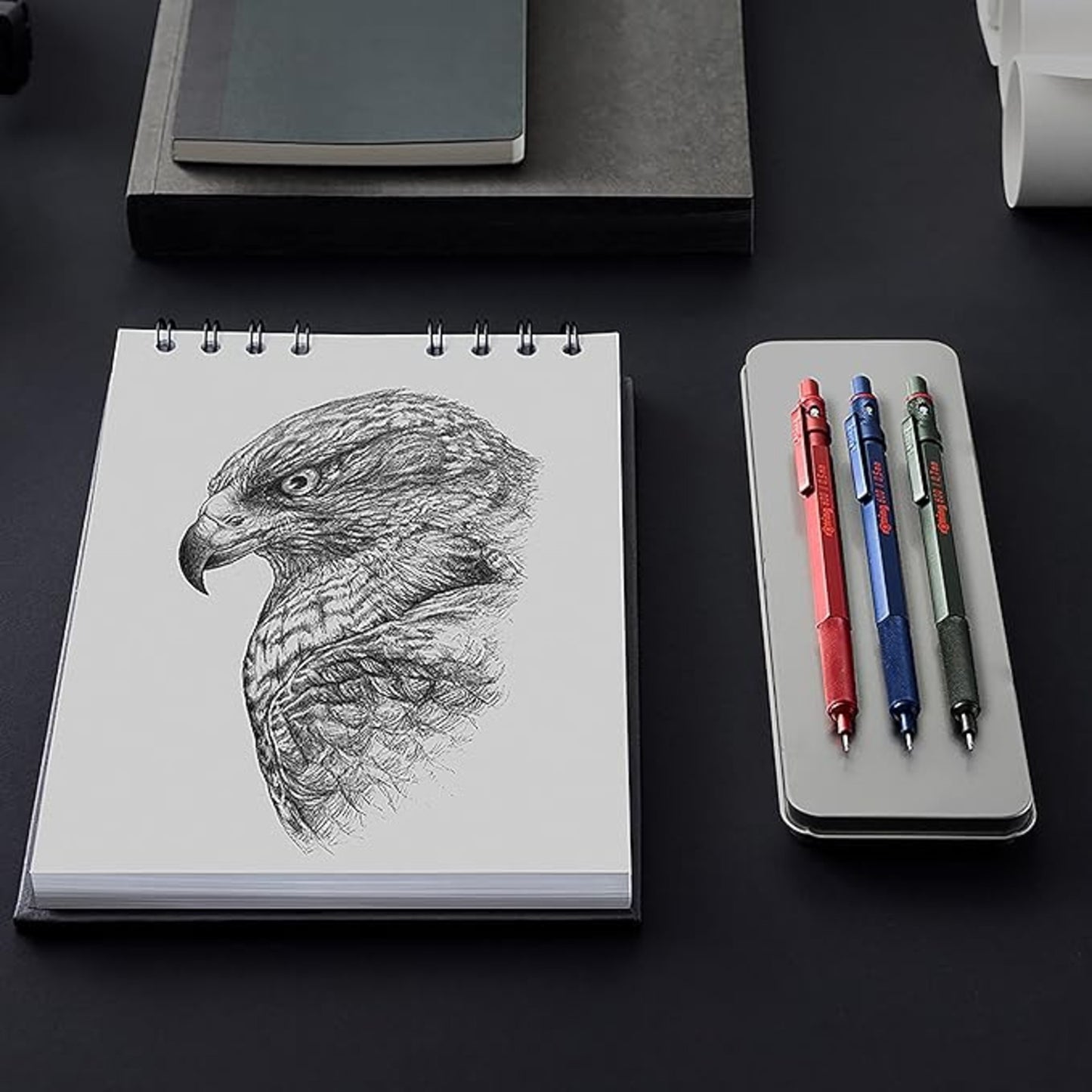 Rotring 600 Red 0.5mm Mechanical Pencil GB
