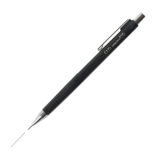 Sakura XS125-49 Mechanical Pencil, Fixed Sleeve 0.5mm, Black