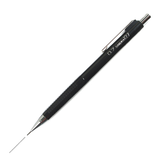 Sakura Mechanical Pencil, Fixed Sleeve 0.7mm, Black