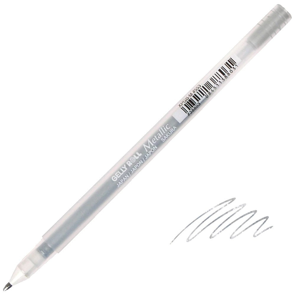 Sakura 57384 Gelly Roll Metallic-Silver, 6pk