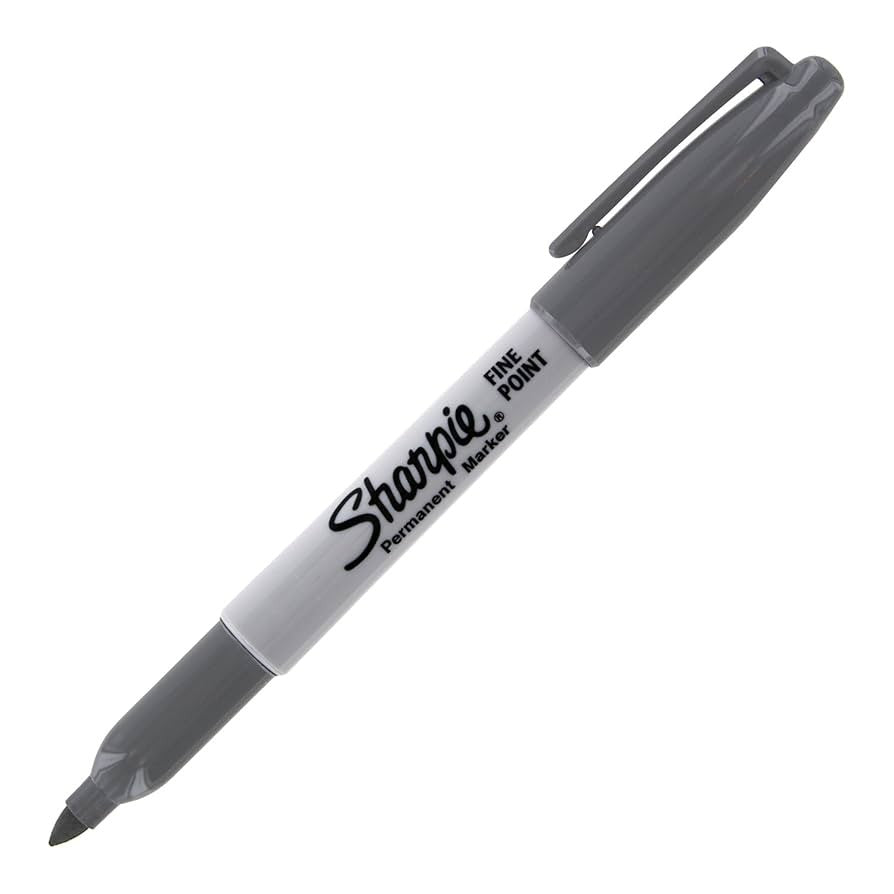 Sharpie 1768783 Fine Pt Perm Marker, Slate Grey