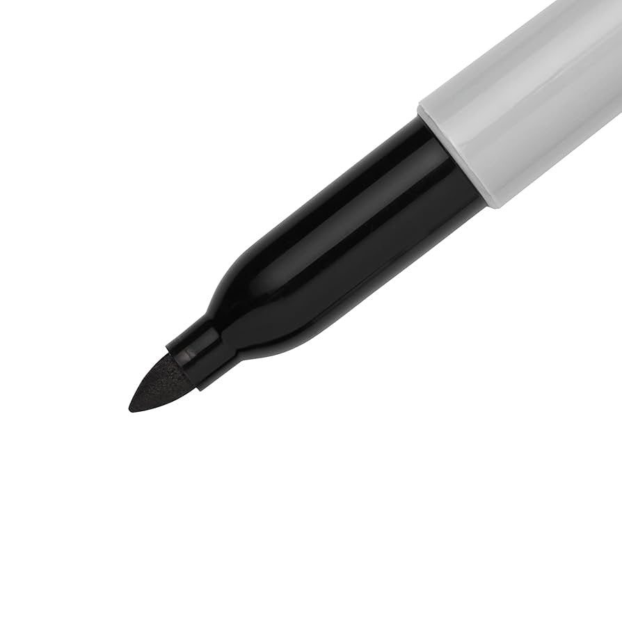 Sharpie 1801742 Fine Pt Perm Marker, Pink Ribbon BLACK