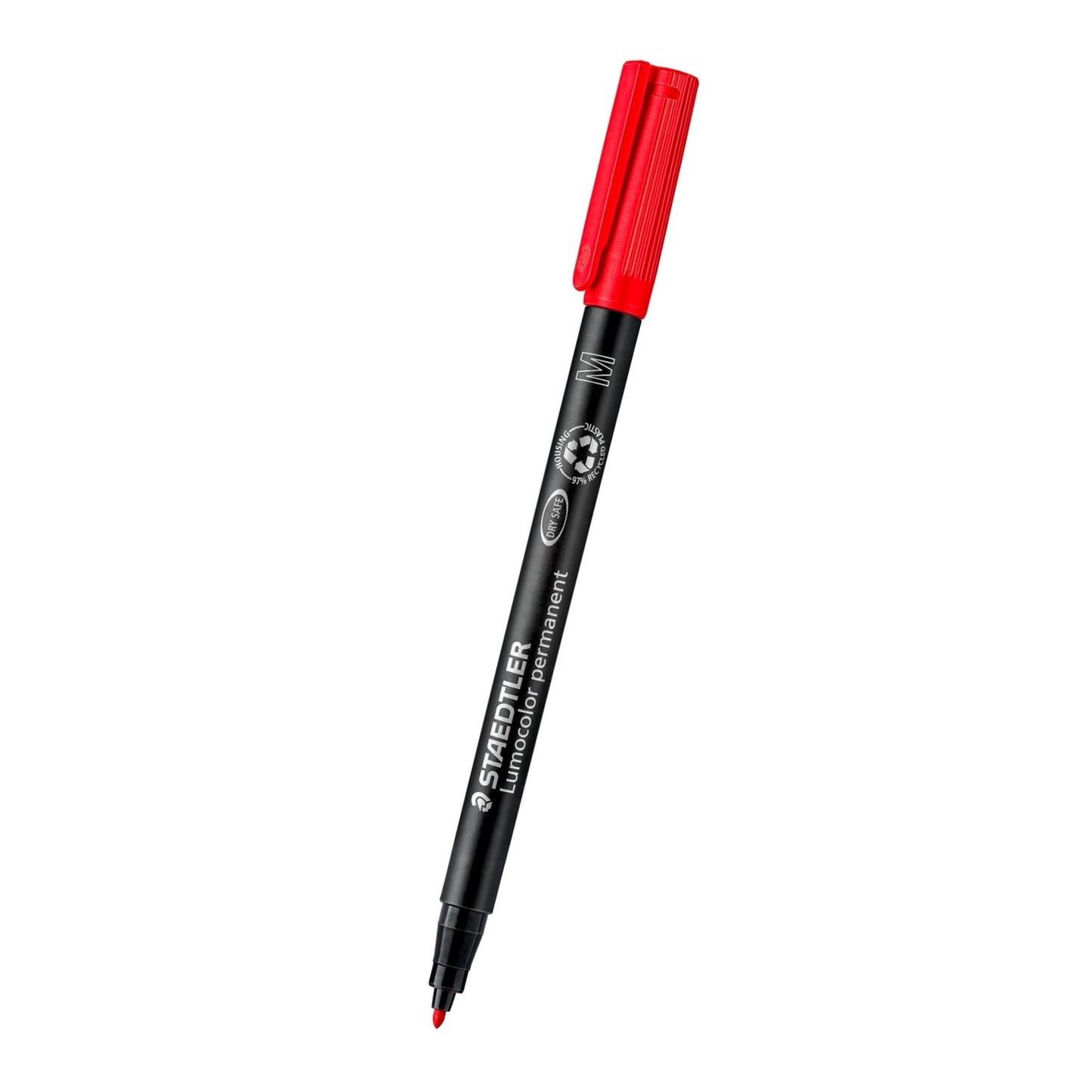 Staedtler 317-2 Staedtler Marker,Perm,Lumo,Med,Red