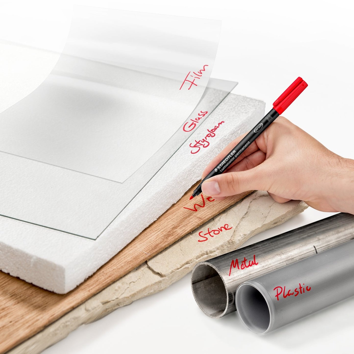 Staedtler 317 WP4 Staedtler Marker,Perm,Lumocolor,Med