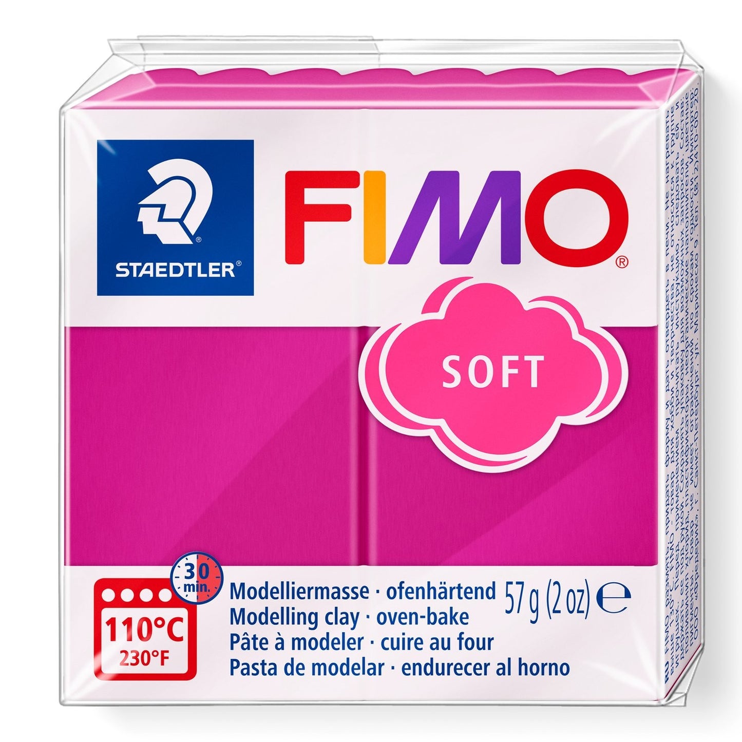 Staedtler 8020-22 08 Staedtler Clay,Mdlng,Fimo,56g,Raspbry