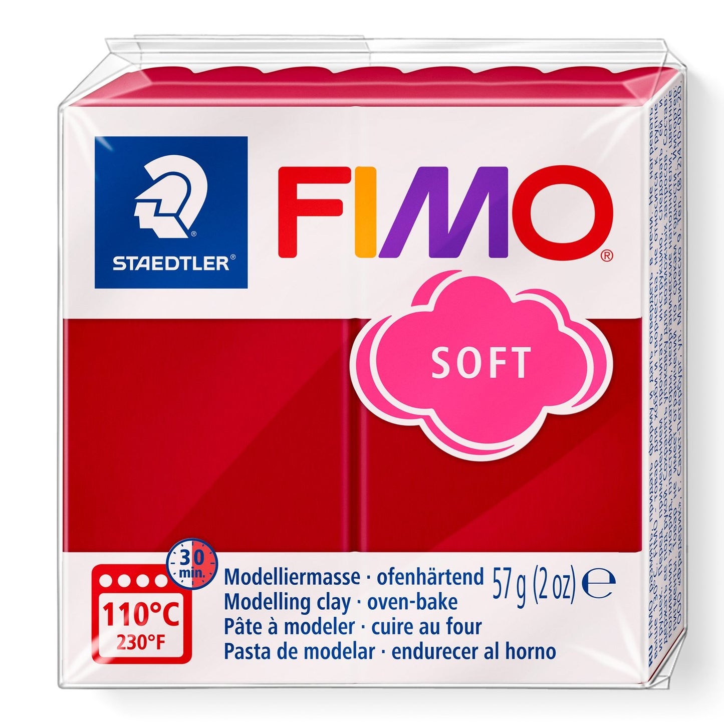 Staedtler 8020-26 08 Staedtler Fimo Soft, Cherry, 56g (2oz)