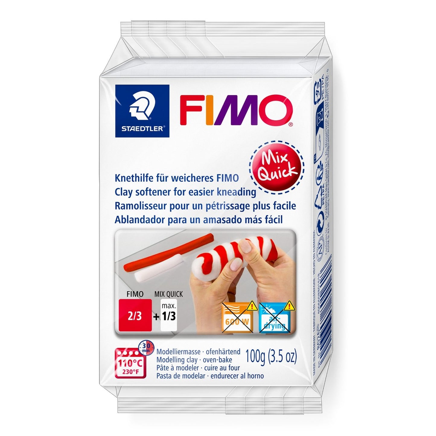 Staedtler 8026 06 Staedtler Fimo Mix Quick, 100g (3.5oz)