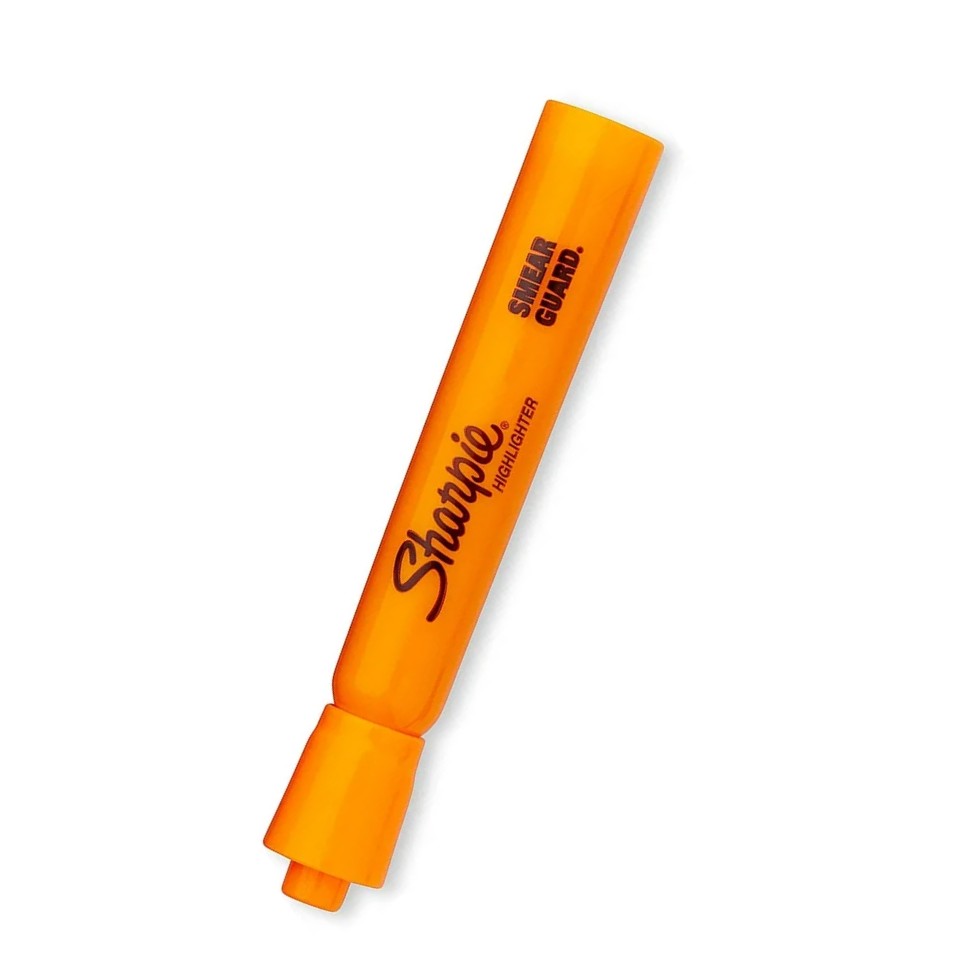 25006 Sharpie Accent Tank Highlighter, Chisel Tip, Orange