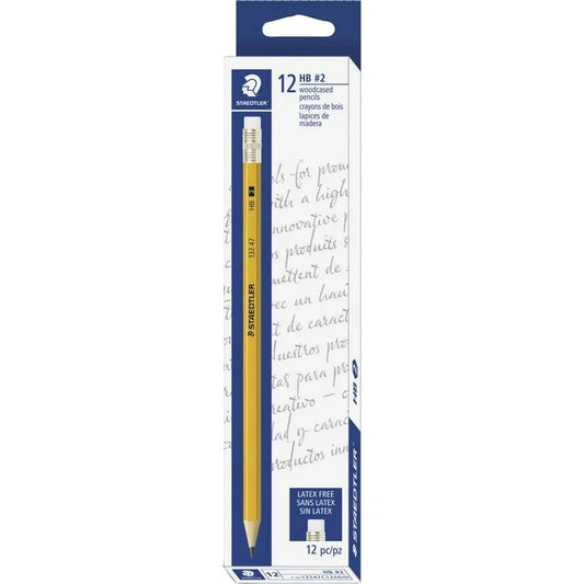 Staedtler 13247C12A602 Pencil, Presharpened, #2hb, 12ct
