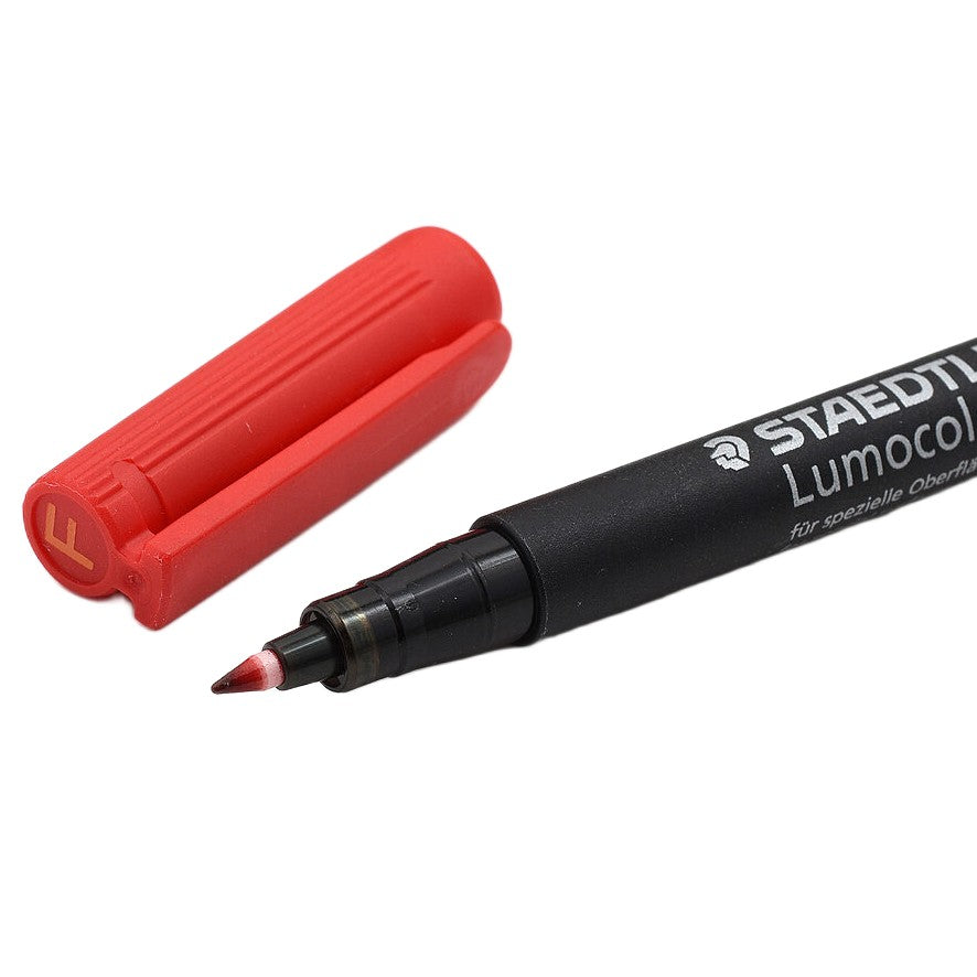 Staedtler 319 F-2 Marker, Lumocolor, Fine, Red