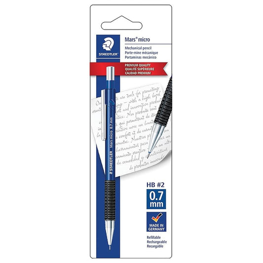 Staedtler 775 07BKA6 Mech. Pencil 0.7mm 1+1 Bk