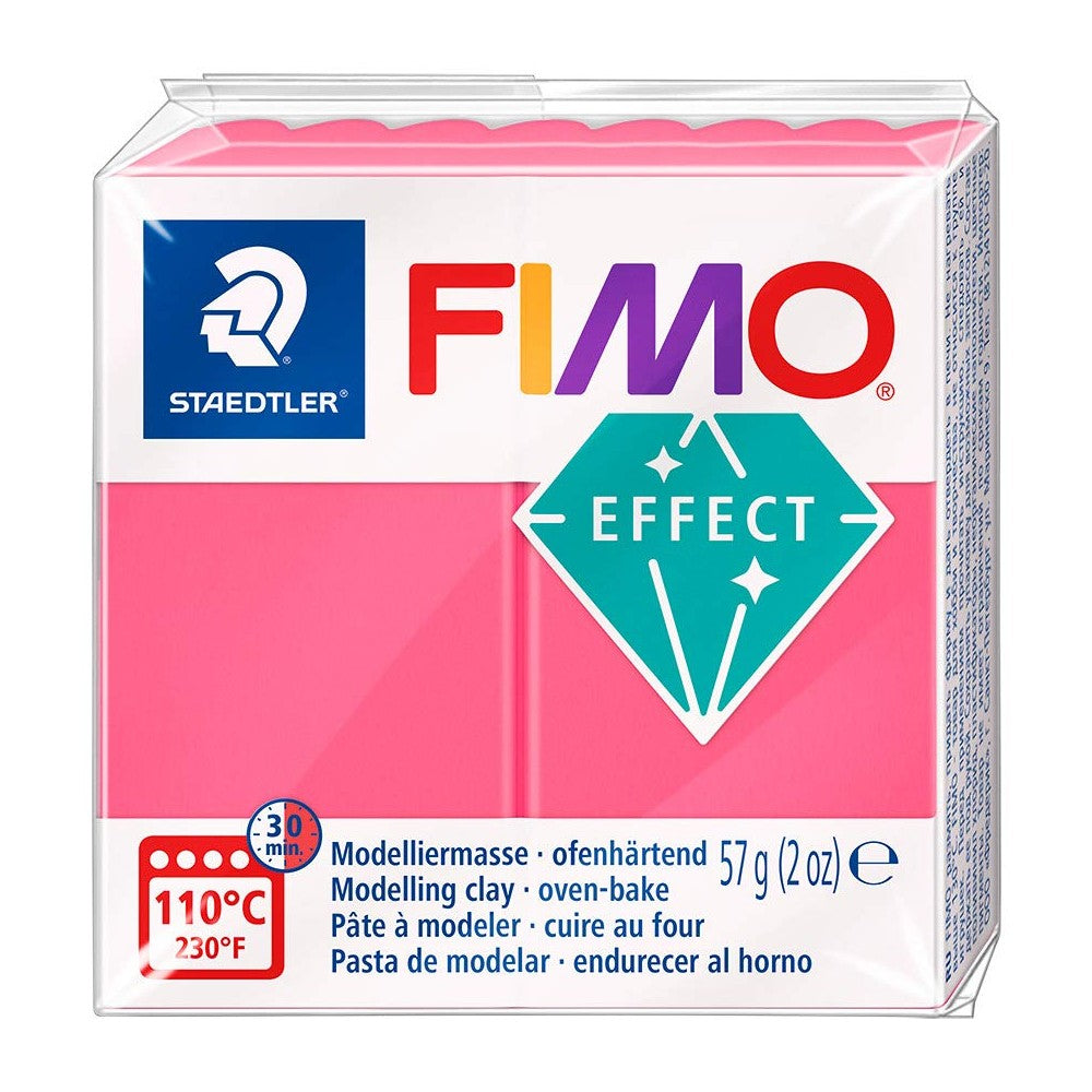 Staedtler 8020-204 08 Clay, Modeling, Fimo, 56g,Translucent, Red