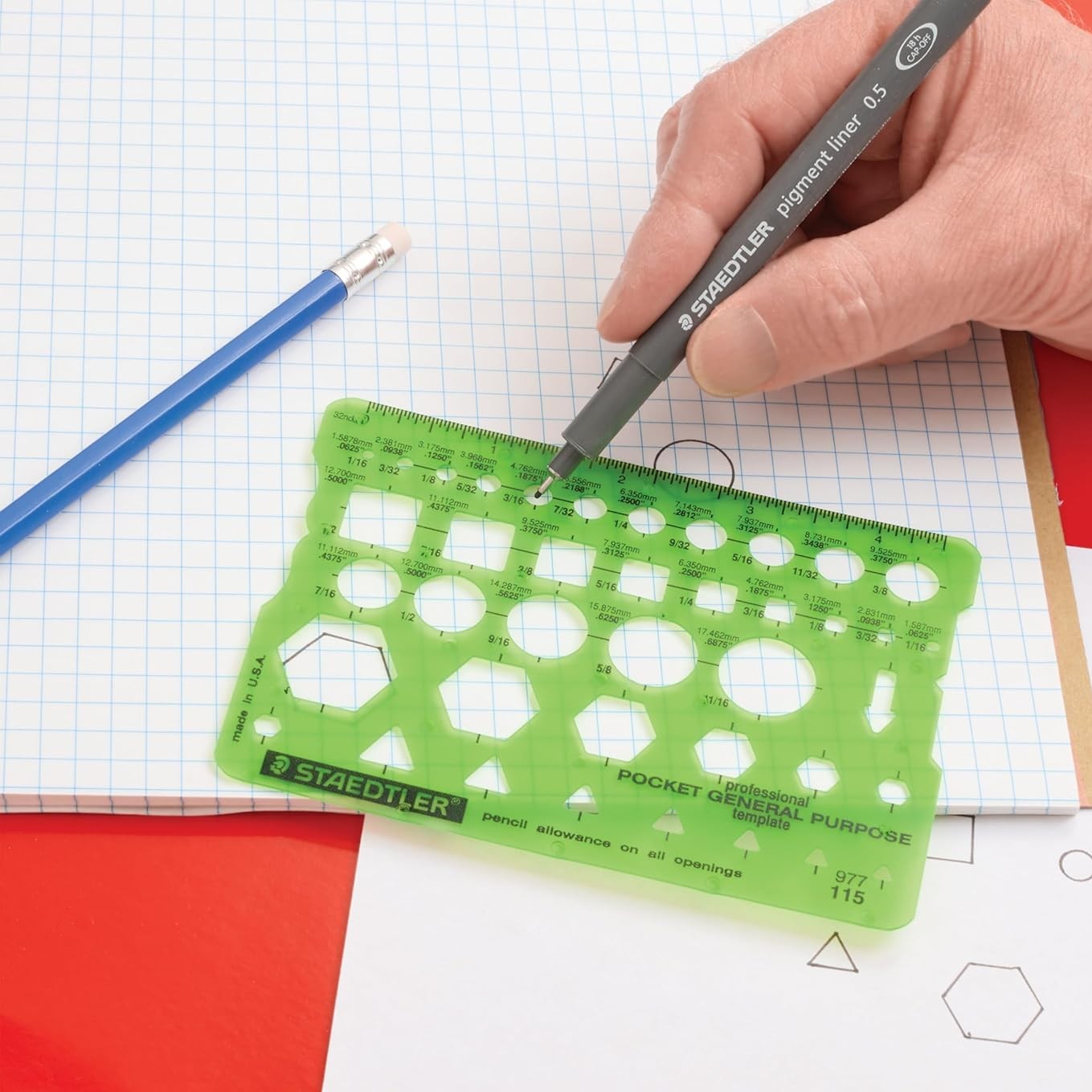 Staedtler 977 115 Staedtler Template, General Purpose