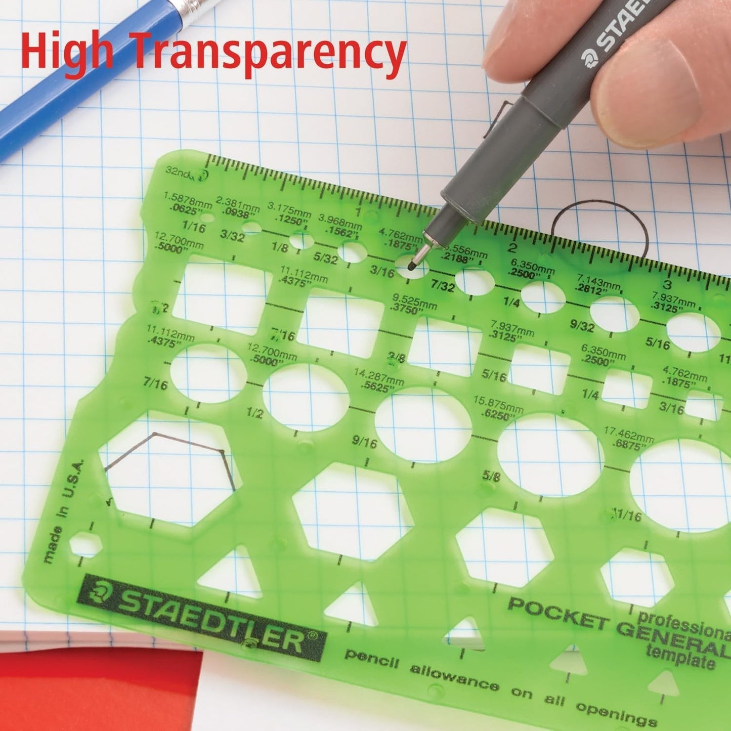 Staedtler 977 115 Staedtler Template, General Purpose