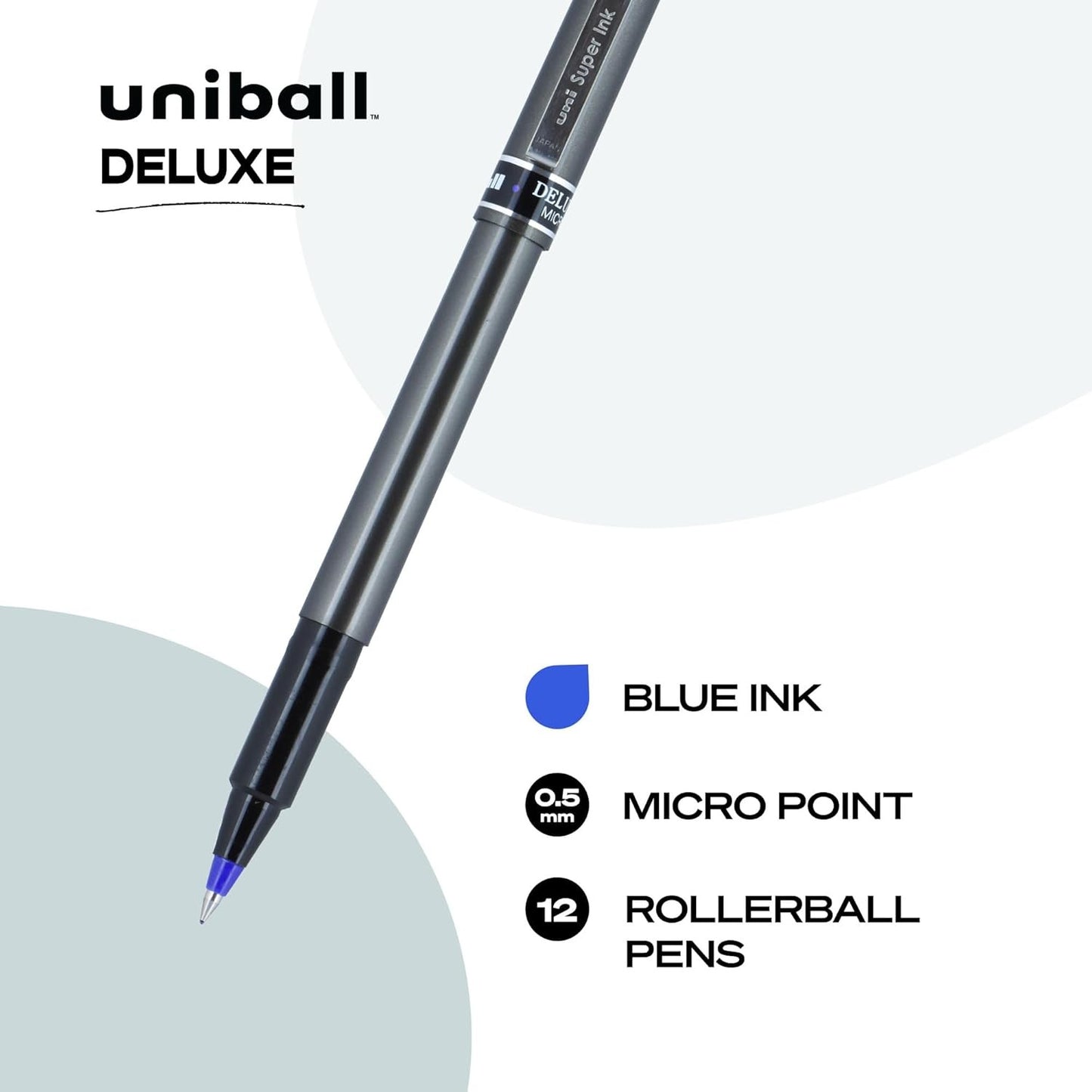 Uni Ball 60027 Deluxe Micro Blue