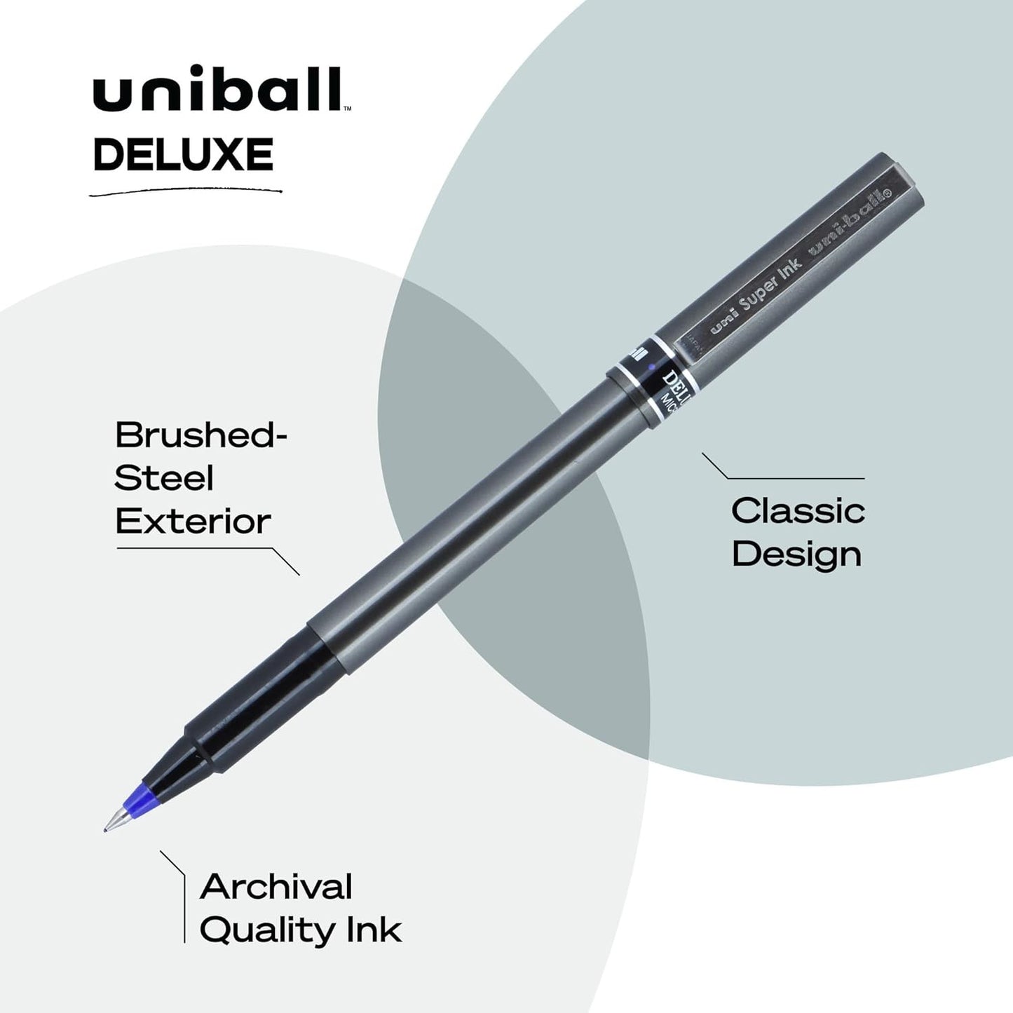 Uni Ball 60027 Deluxe Micro Blue