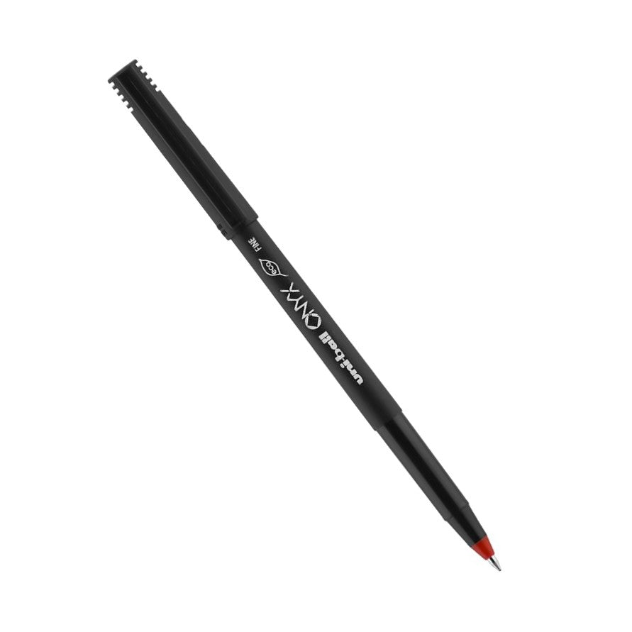 Uni Ball 60144 Onyx R/ball Pen, Fine, Red