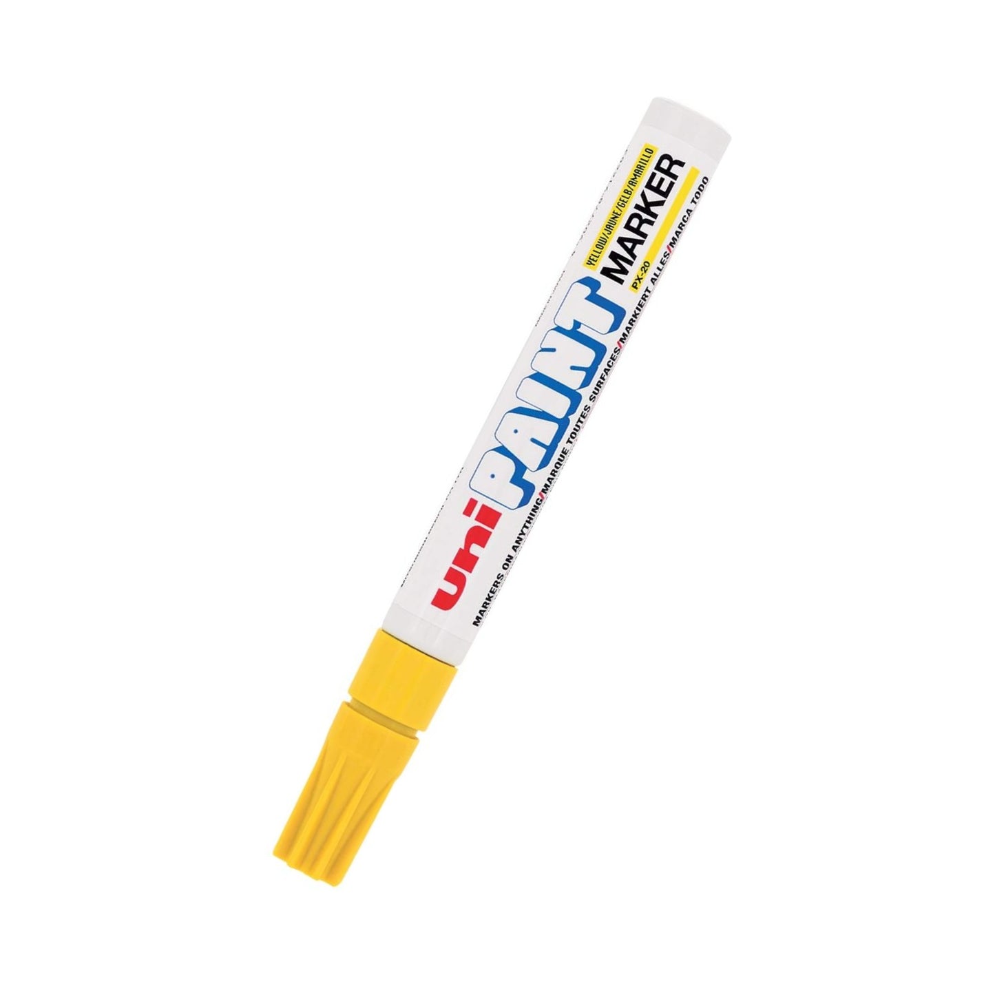 uni-ball 63605 PX20 Yellow Medium Point Paint Marker