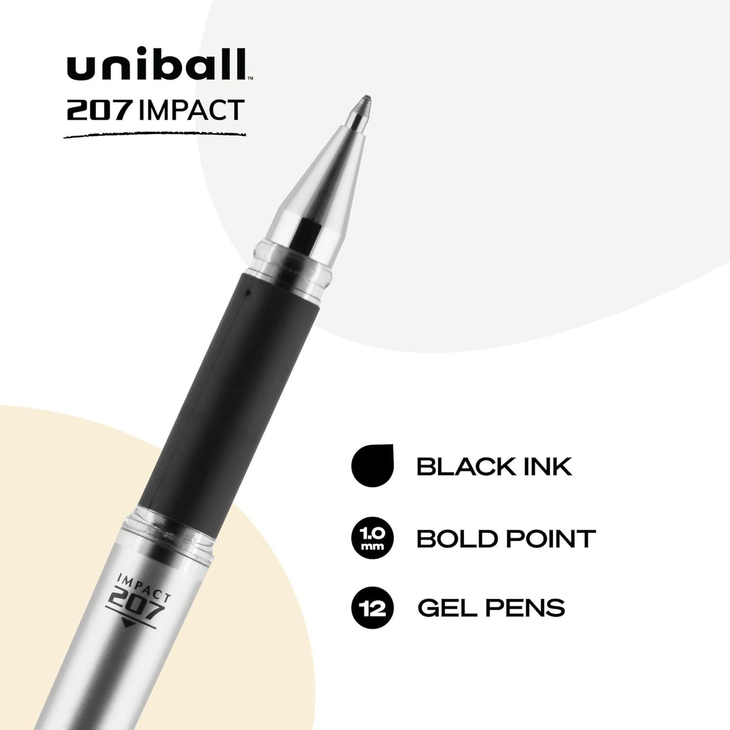 Uni Ball 65800 Gel Impact, Bold, Black