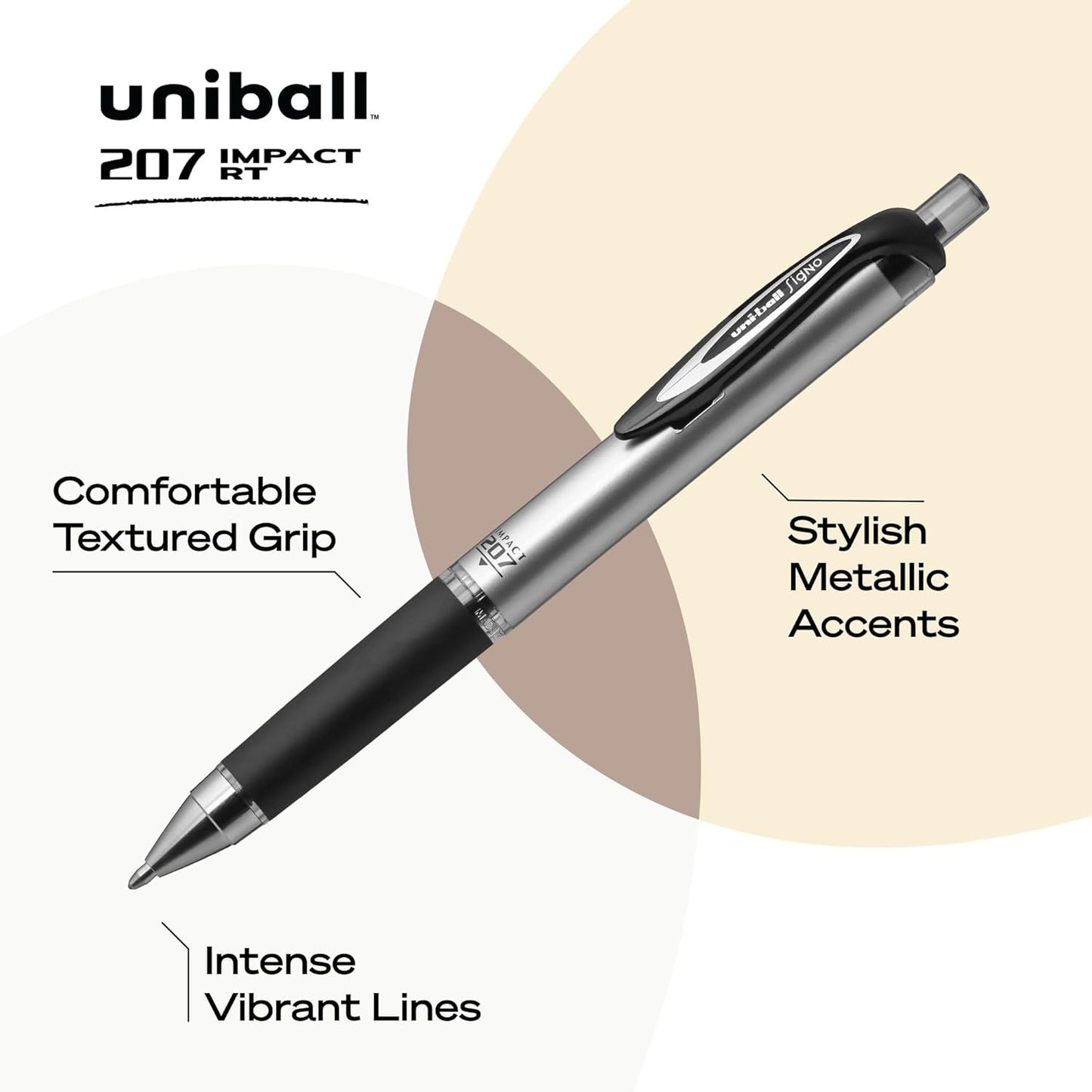 Uni Ball 65800 Gel Impact, Bold, Black