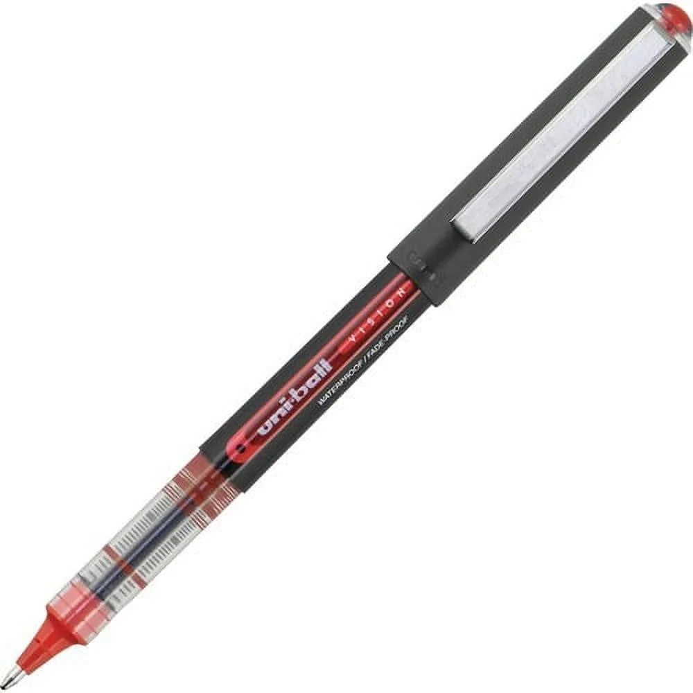 Uni Ball 70130 Vision 1.0mm Red Os Dozen