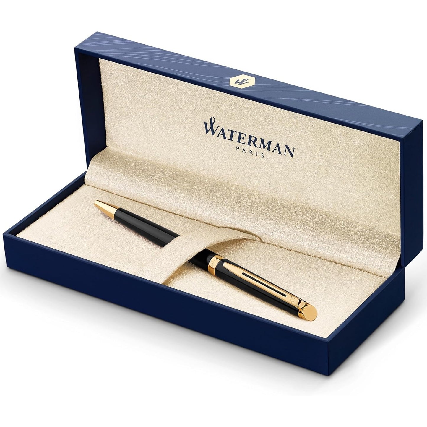 Waterman Hemisphere10 Black GT Ball Point Pen M.Blue GB