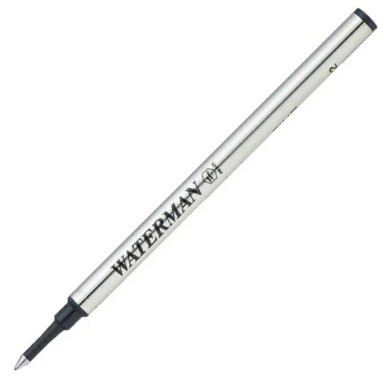 Waterman Rollerball Pen Refill, Fine, Black