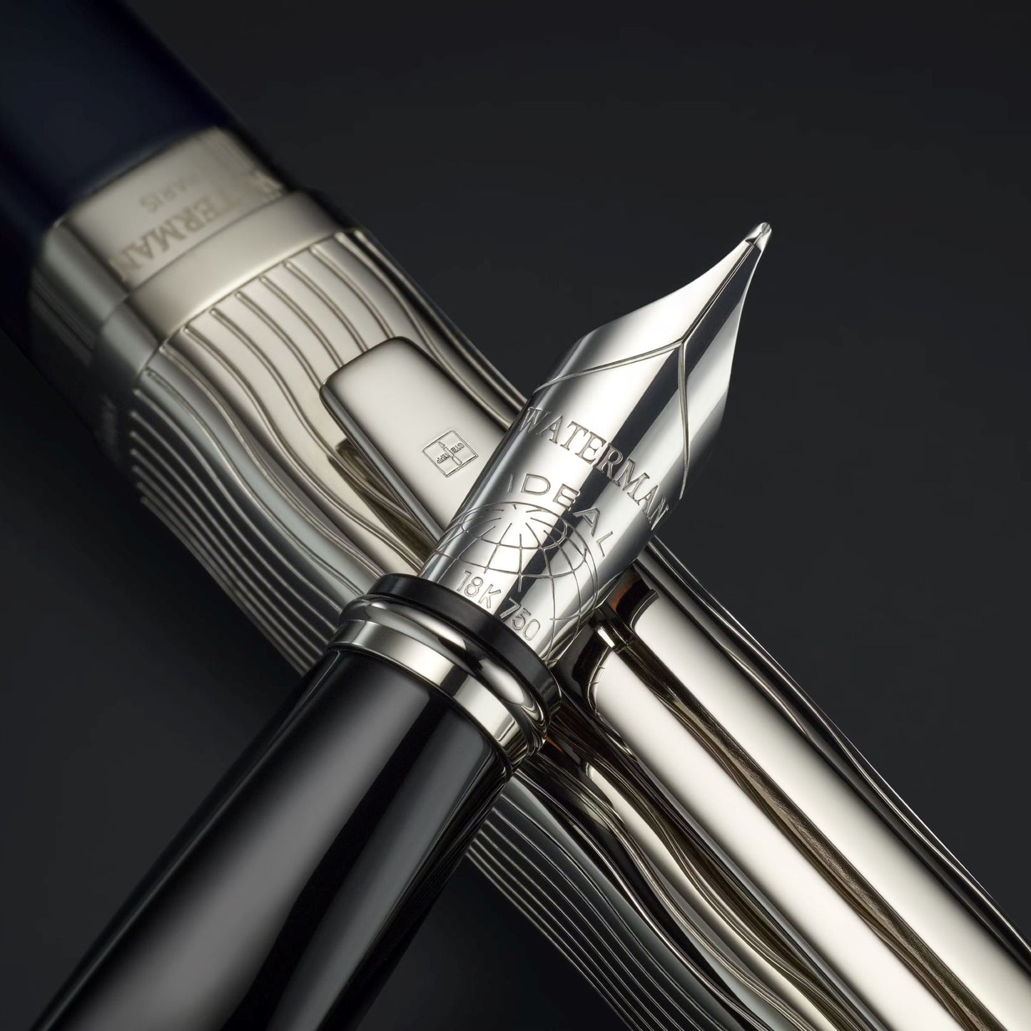 Waterman Exception22 SE DLX Blue CT Fountain Pen M GB