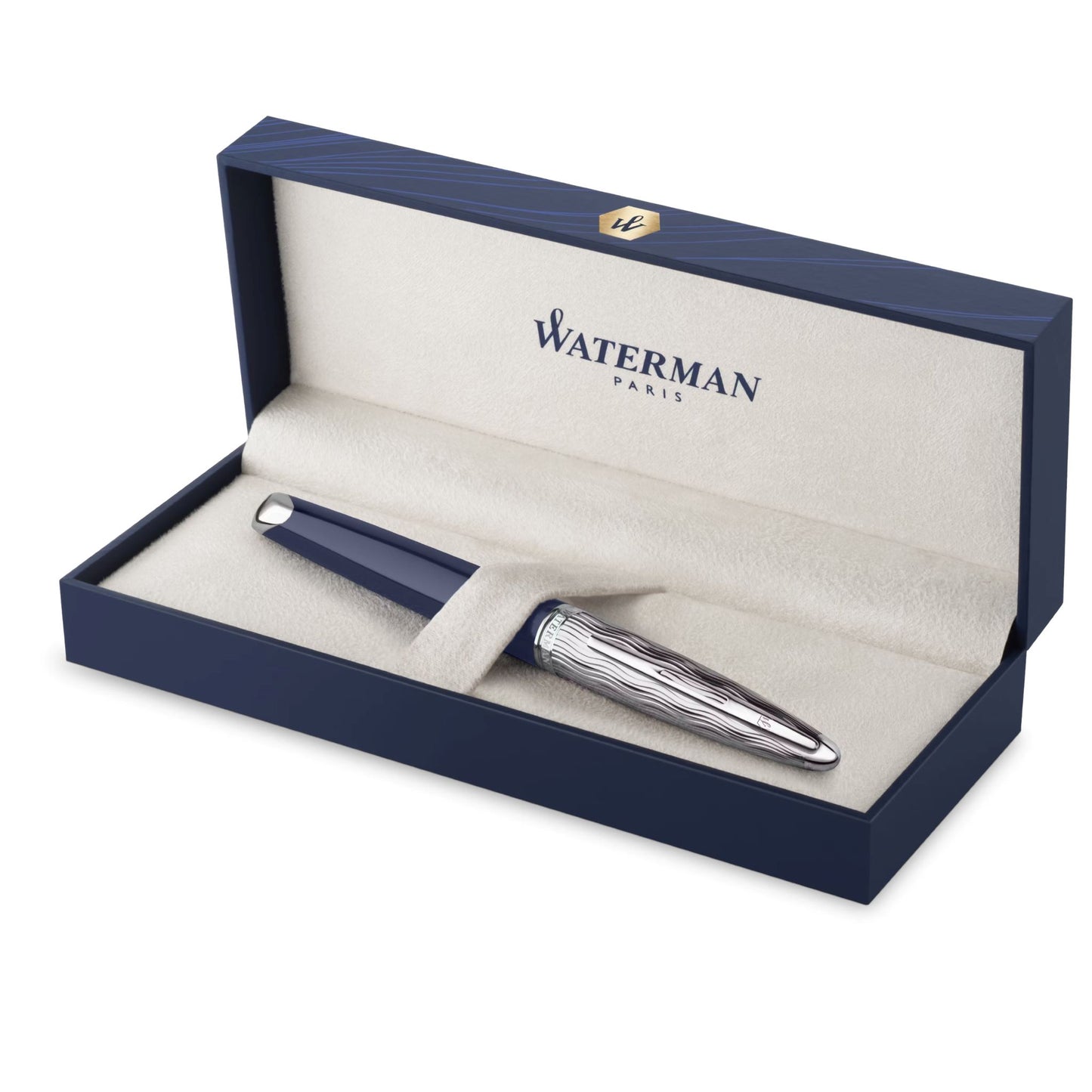 Waterman Carene22 SE DLX Blue CT Fountain Pen F GB