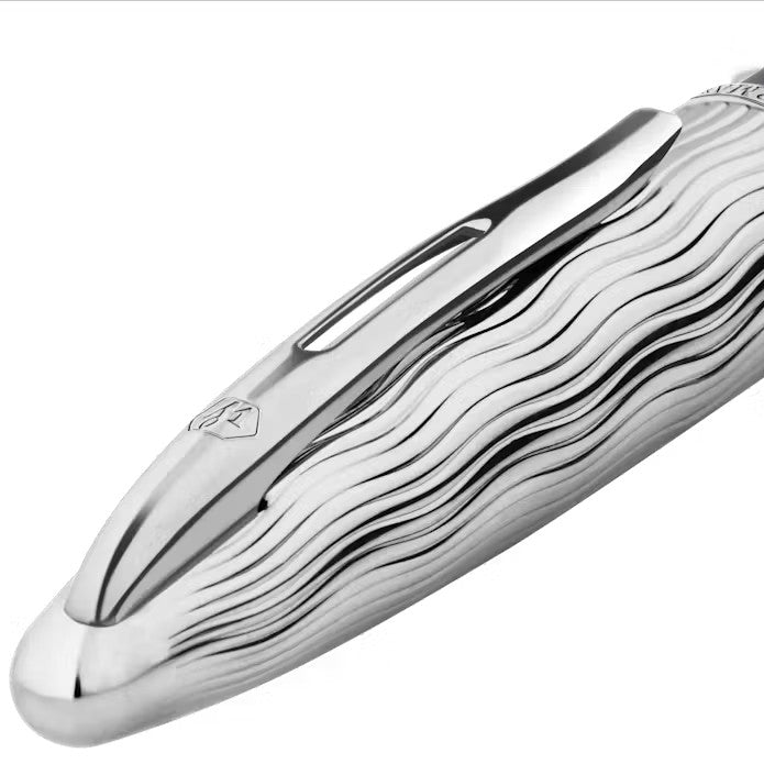 Waterman Carene L'Essence du Bleu Ballpoint Pen - Metal & Blue