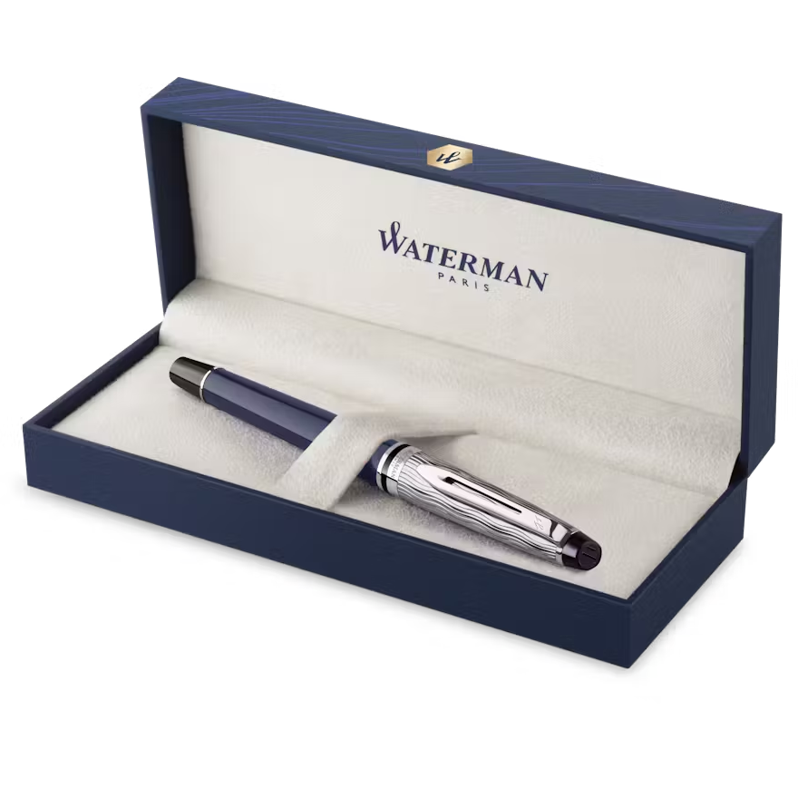 Waterman Expert22 SE DLX Blue CT Roller Ball F Black GB