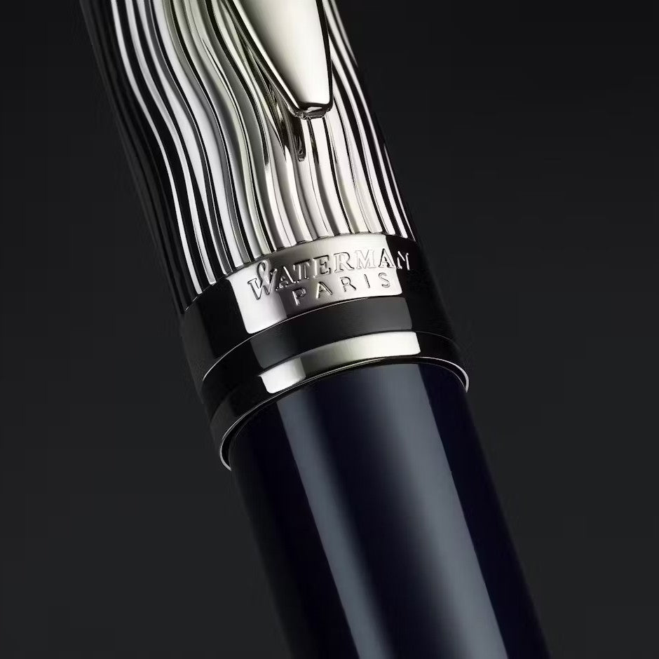 Waterman Expert22 SE DLX Blue CT Roller Ball F Black GB