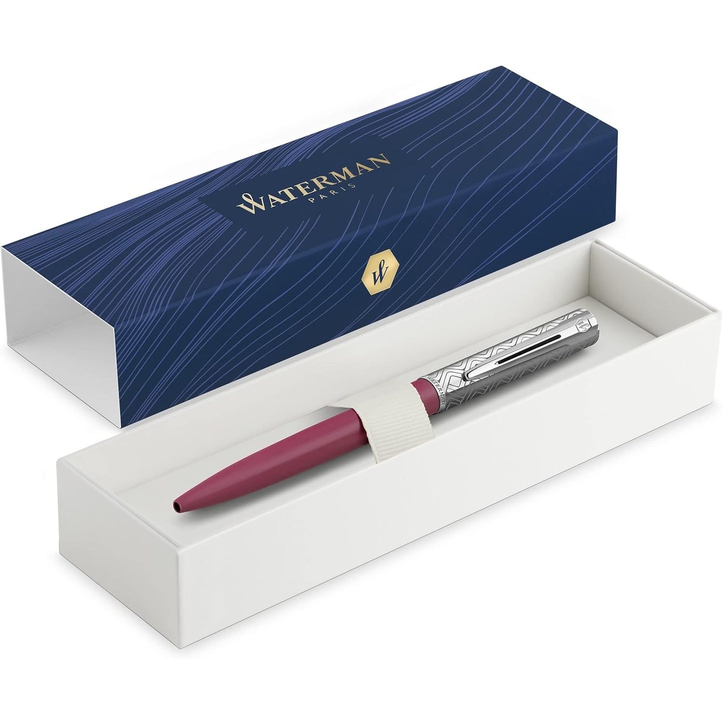 Waterman Graduate Allure DLX Pink Ball Point Pen M Blue GB