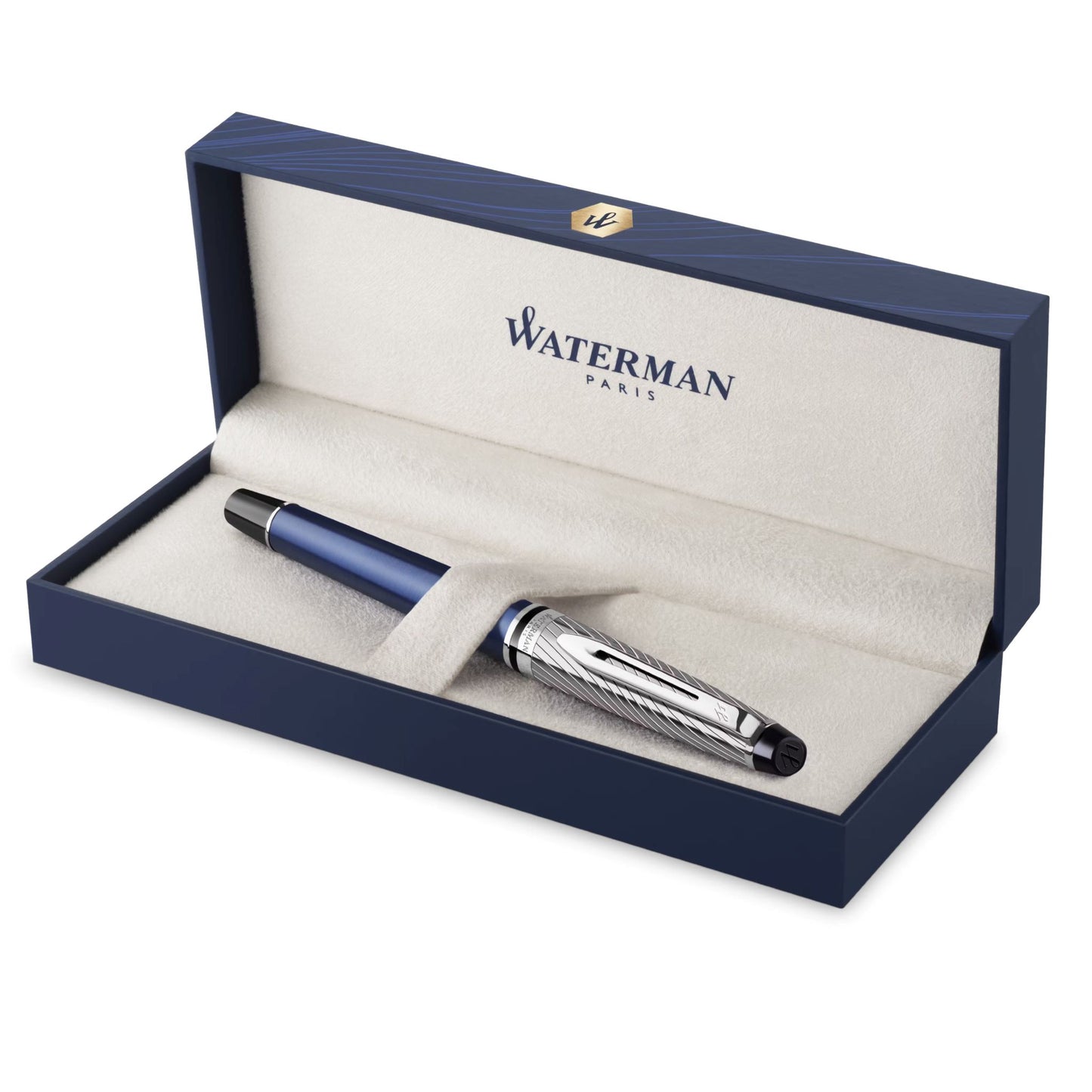 Waterman Expert3 MTLC Blue CT Fountain Pen F GB