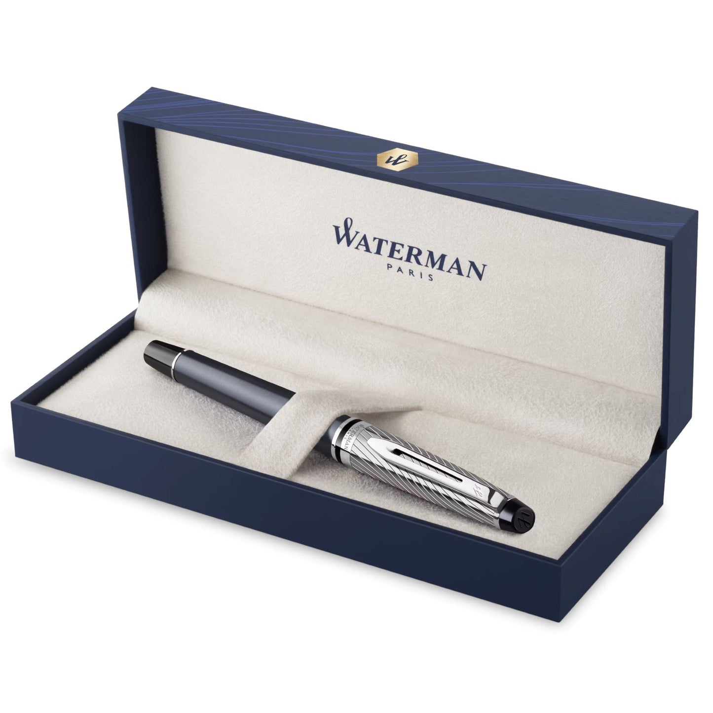 Waterman Expert3 MTLC Stone CT Roller Ball F Black GB