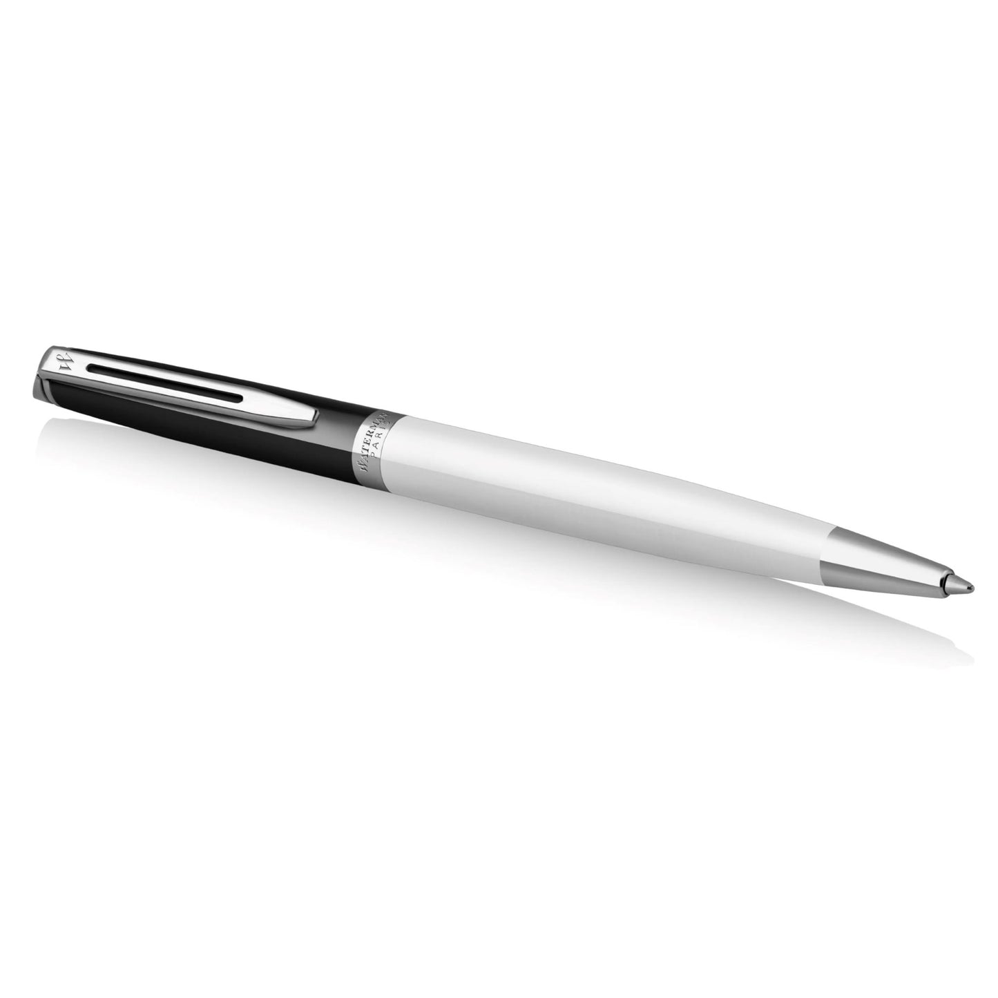 Waterman Hemisphere24 Black White CT Ball Point Pen M Blue GB