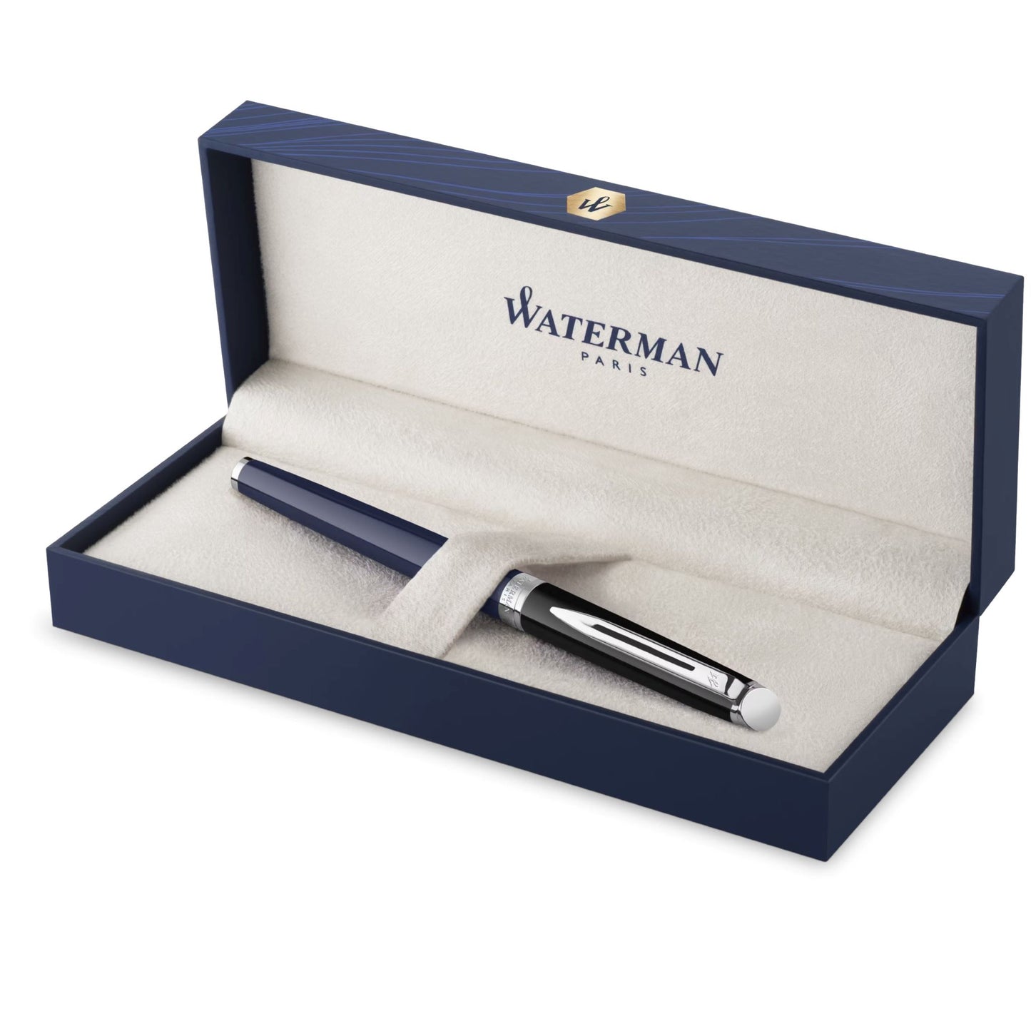Waterman Hemisphere24 Black Blue CT Roller Ball F Black GB