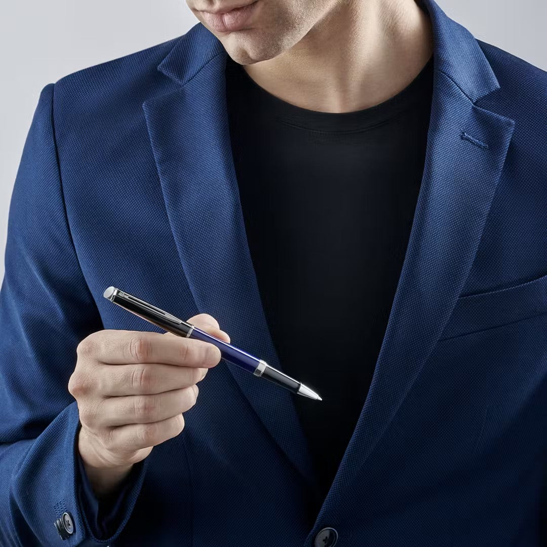 Waterman Hemisphere24 Black Blue CT Roller Ball F Black GB