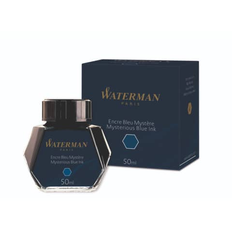 Waterman Nostalgia Bottled Ink, Blue-Black