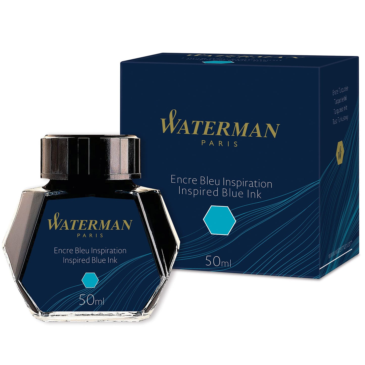 Waterman Nostalgia Bottled Ink, South Sea Blue