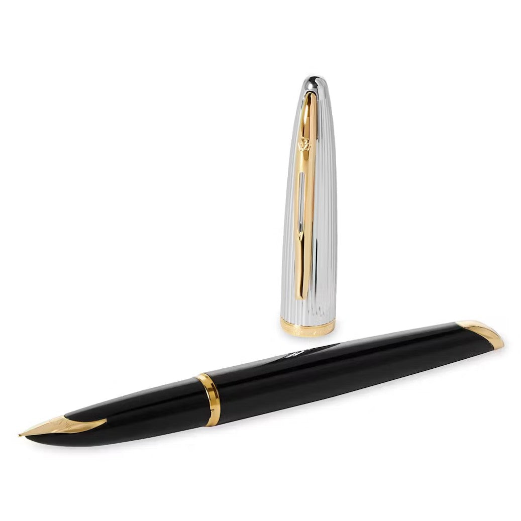 Waterman CareneDLX Black GT Fountain Pen F GB1 HR