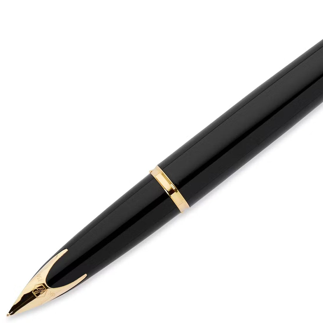 Waterman CareneDLX Black GT Fountain Pen F GB1 HR