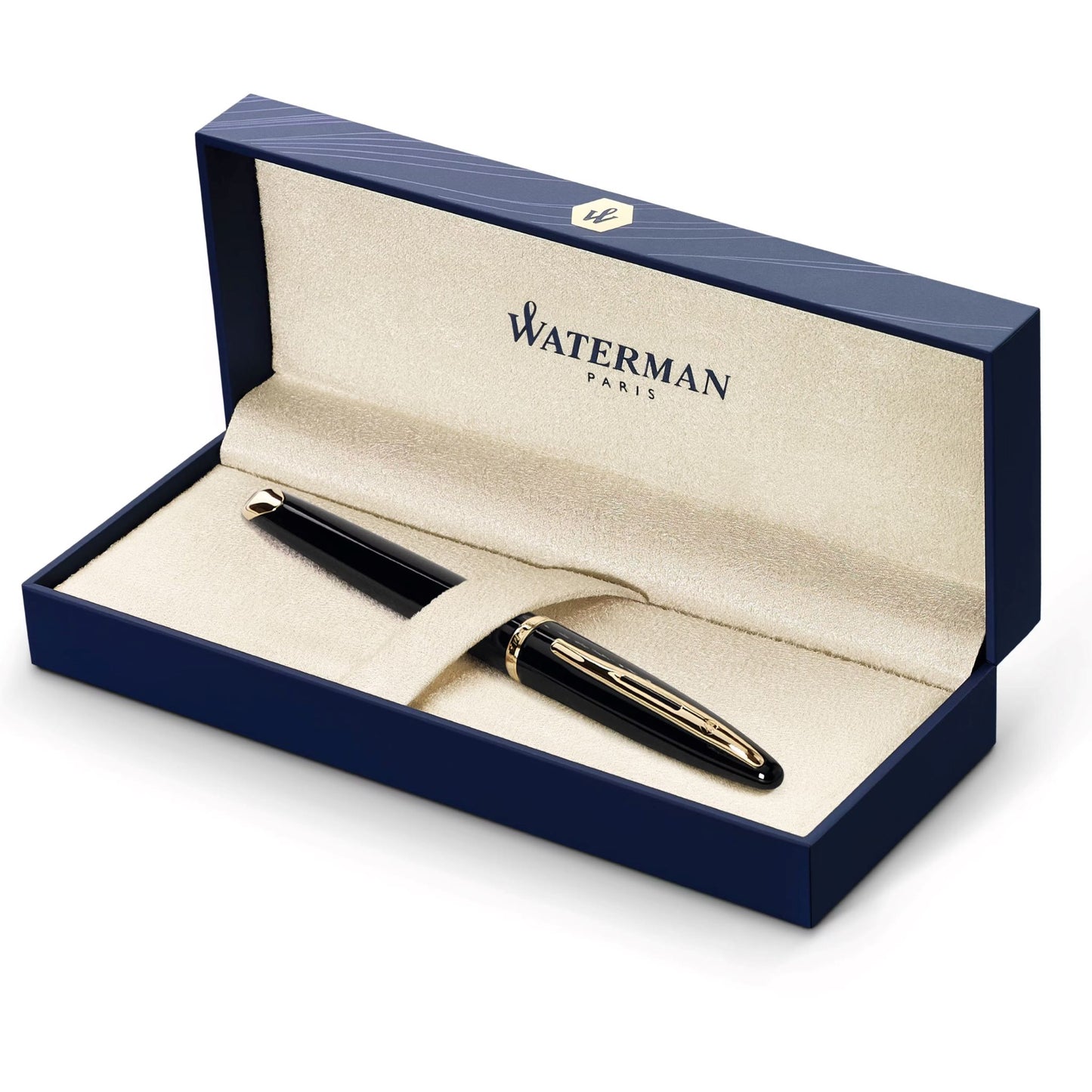 Waterman Carene Black GT Fountain Pen F GB1 HR