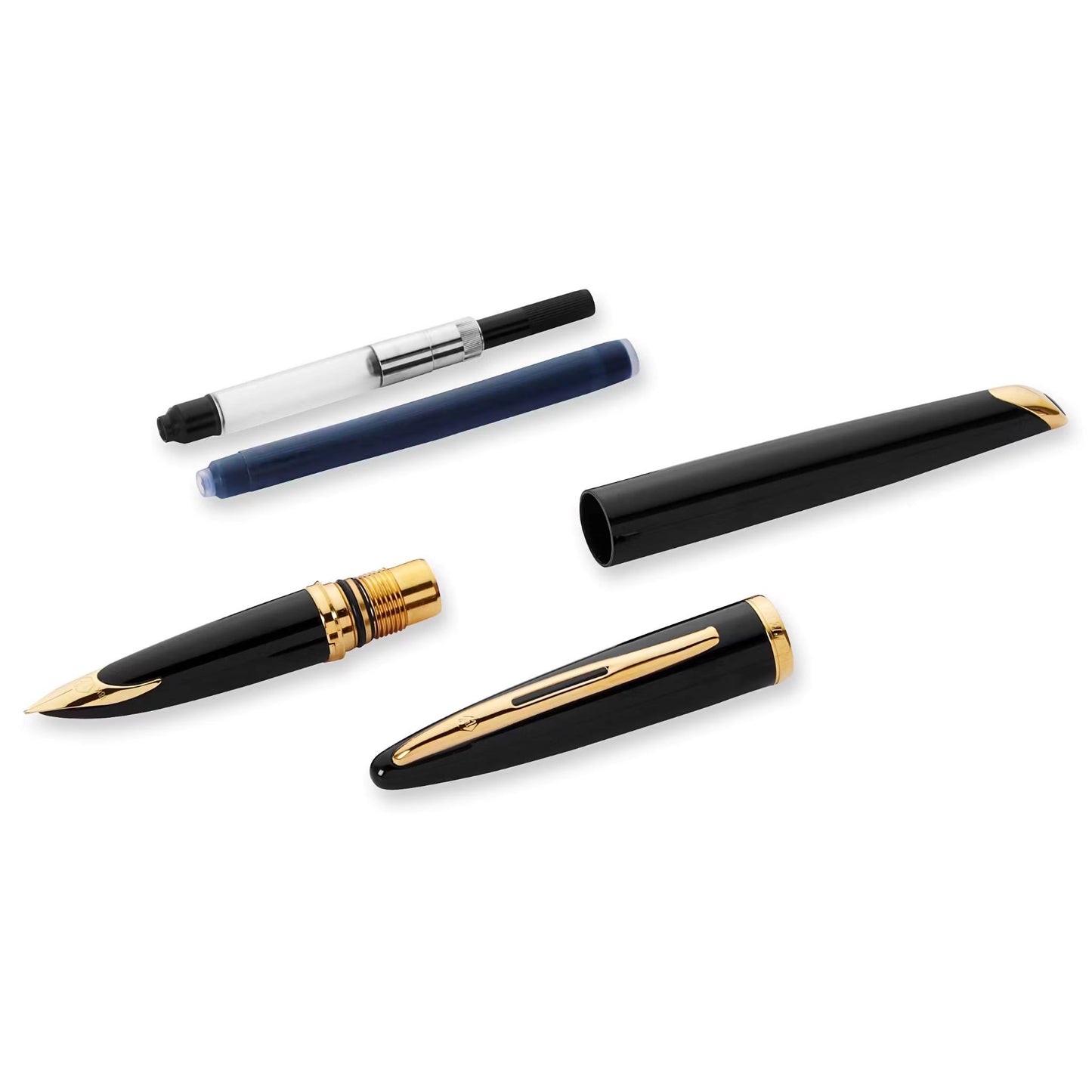 Waterman Carene Black GT Fountain Pen M GB1 HR