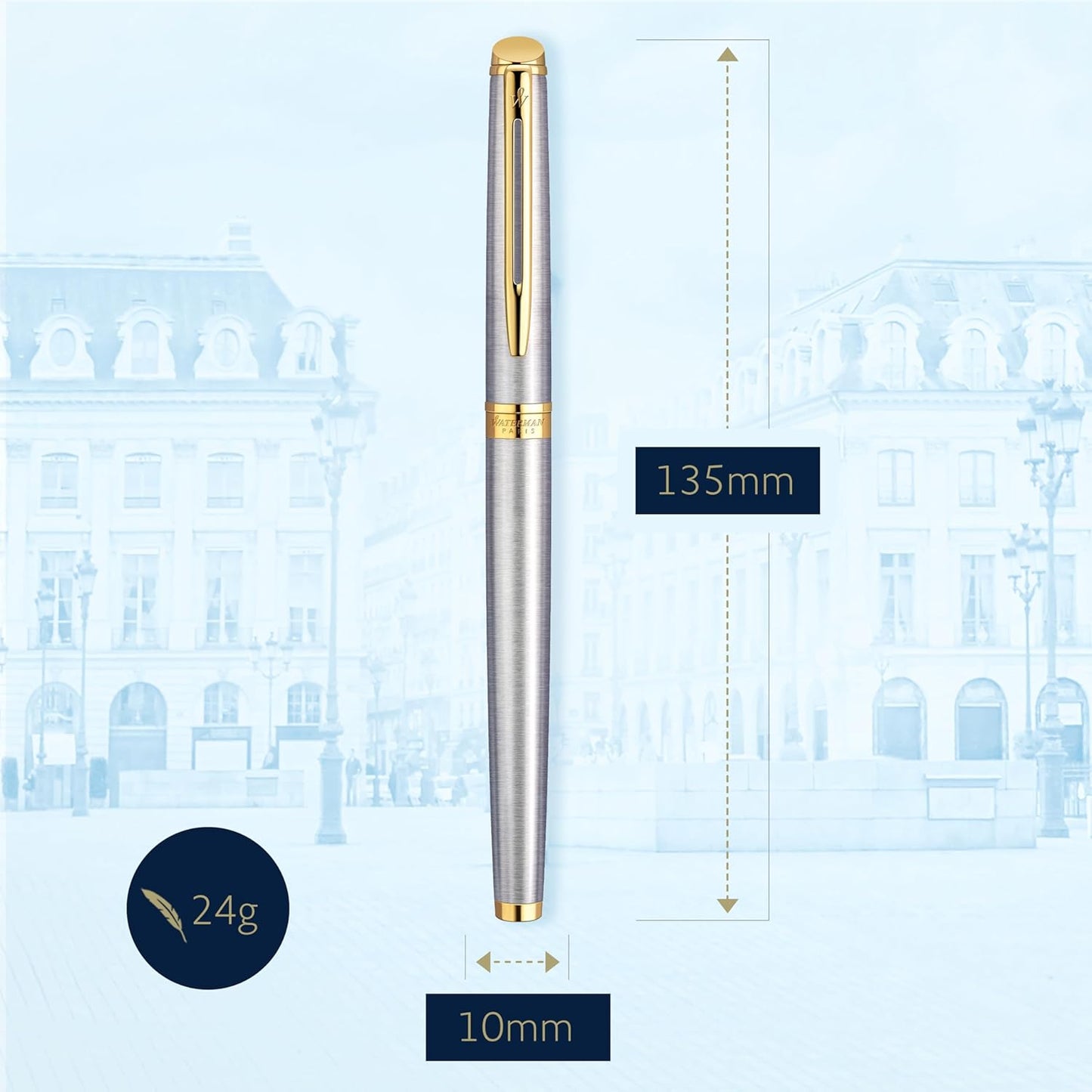 Waterman Hemisphere10 SS GT Fountain Pen F GB