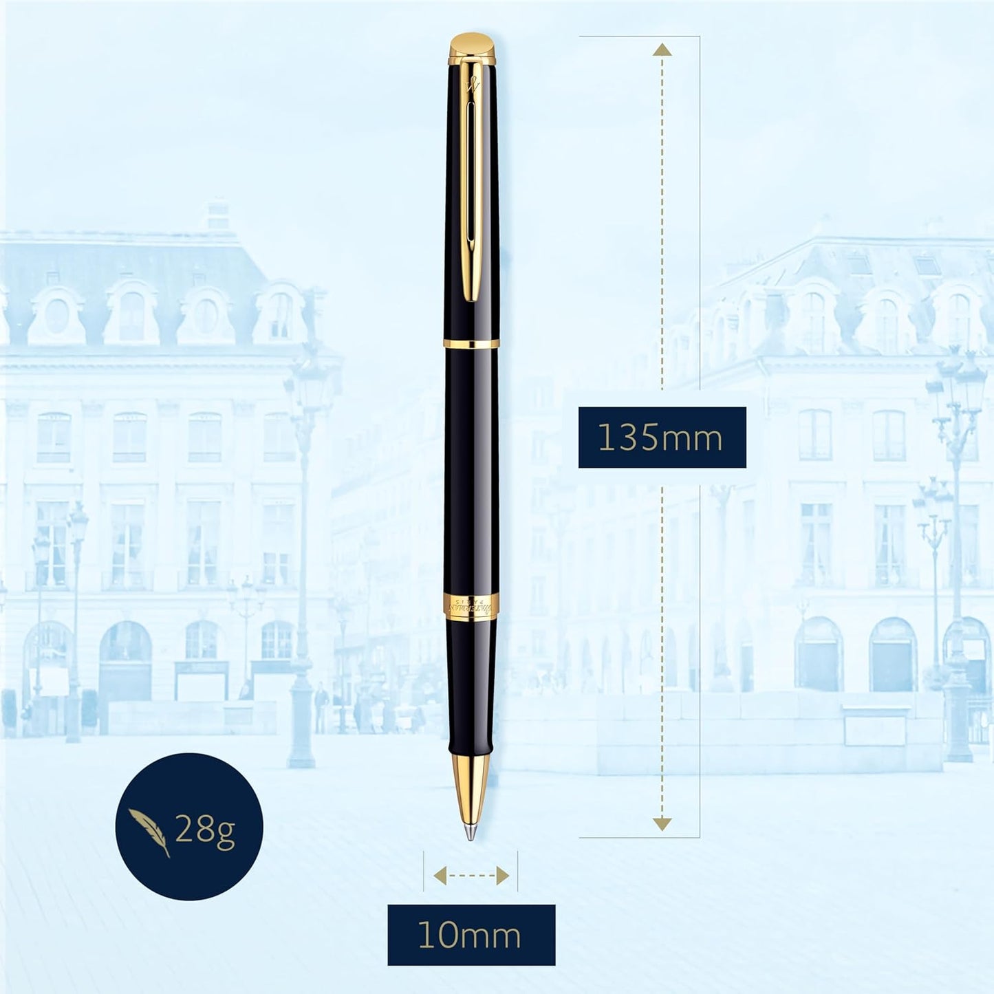 Waterman Hemisphere10 Black GT Roller Ball F.Black GB