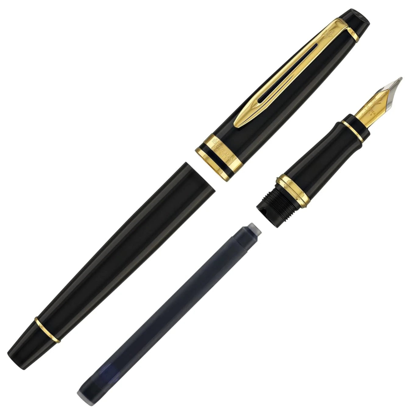 Waterman Expert3 Black GT Fountain Pen M GB