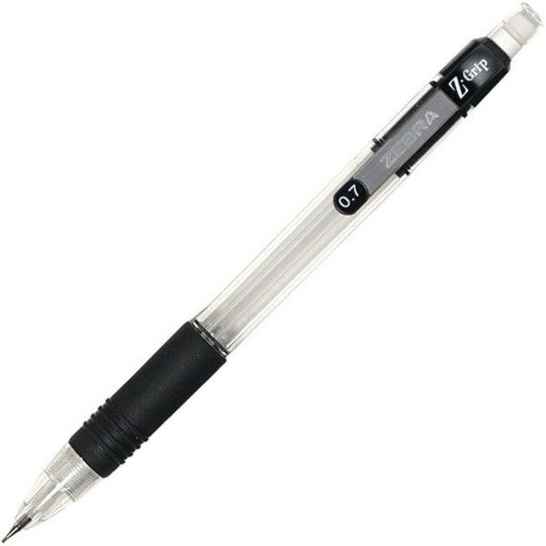 Zebra 52471 Z-Grip Mechanical Pencil 0.7mm Black 7pk