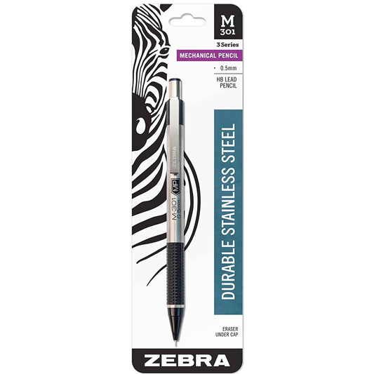 Zebra 54010 M-301 Mechanical Pencil 0.5mm Black